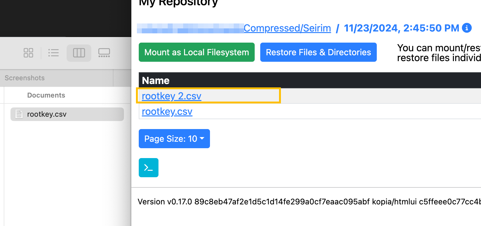 Can see deleted file is still in repository
