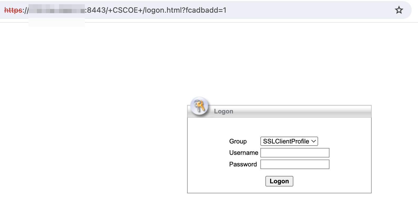 Citrix honeypot login on port 443.