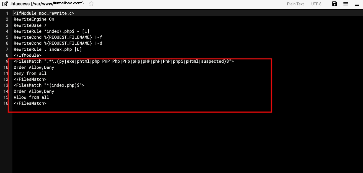 Confirm Malware matching