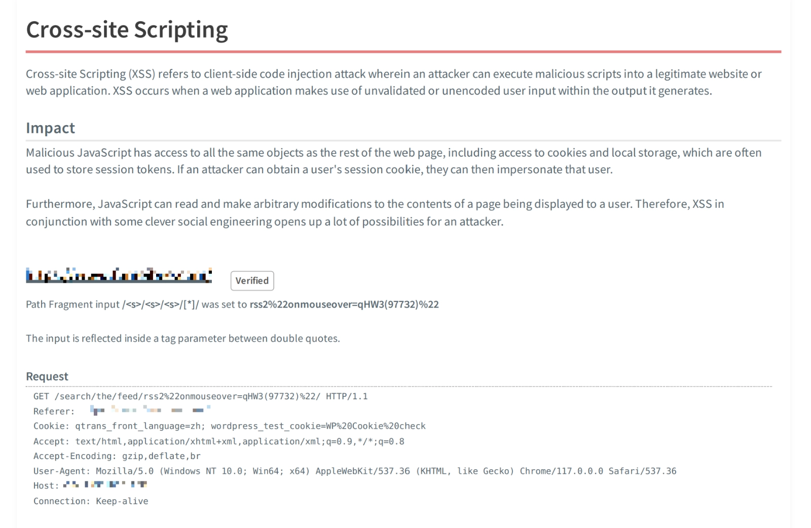 Crosssite Scripting Detailed