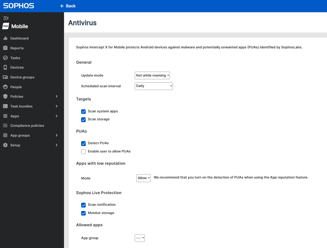 Antivirus Policies