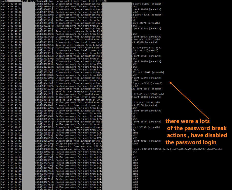 Brute Force Password Attempts