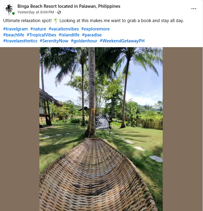 Binga Beach Social Media Promotion result19