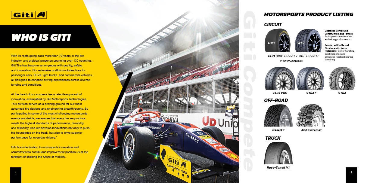 Giti Motorsport Brochure result 2