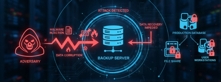 Backups Under Attack via Multiple Methods