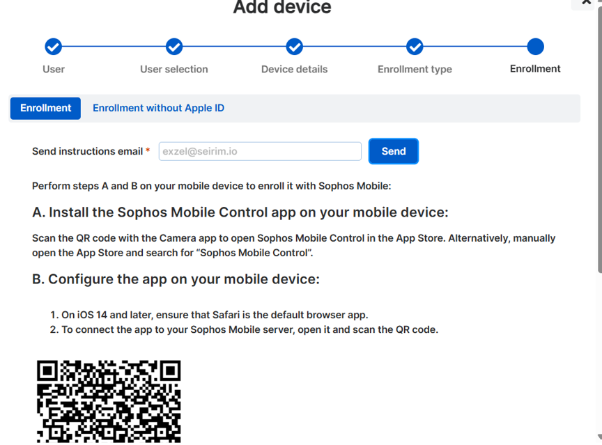 Mobile Device Enrollment in Sophos.png