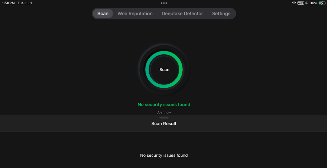Scan Results on iOS Device.png