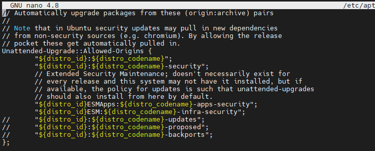 Ubuntu configuration