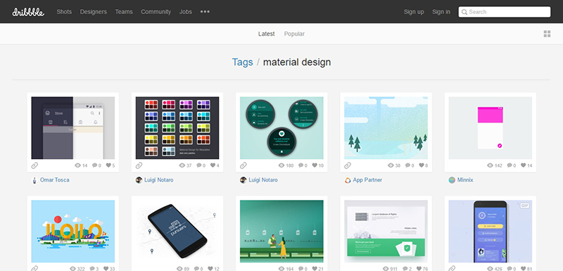 02-MaterialDesign-HomePage