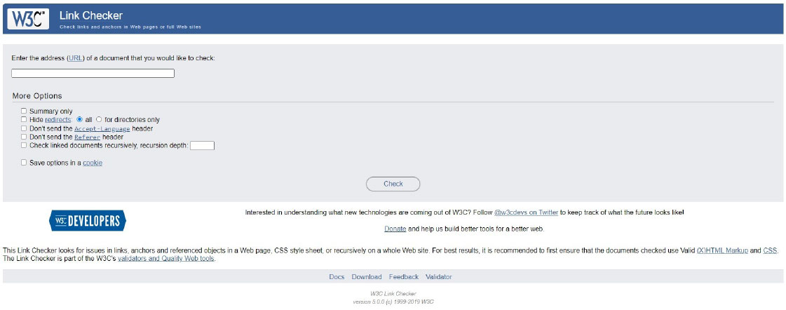 W3C-Link-Checker-reduced